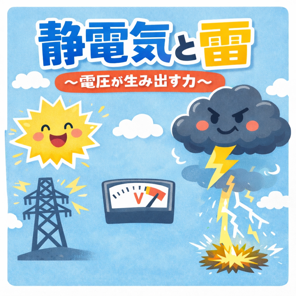 静電気と雷～電圧が生み出す力～