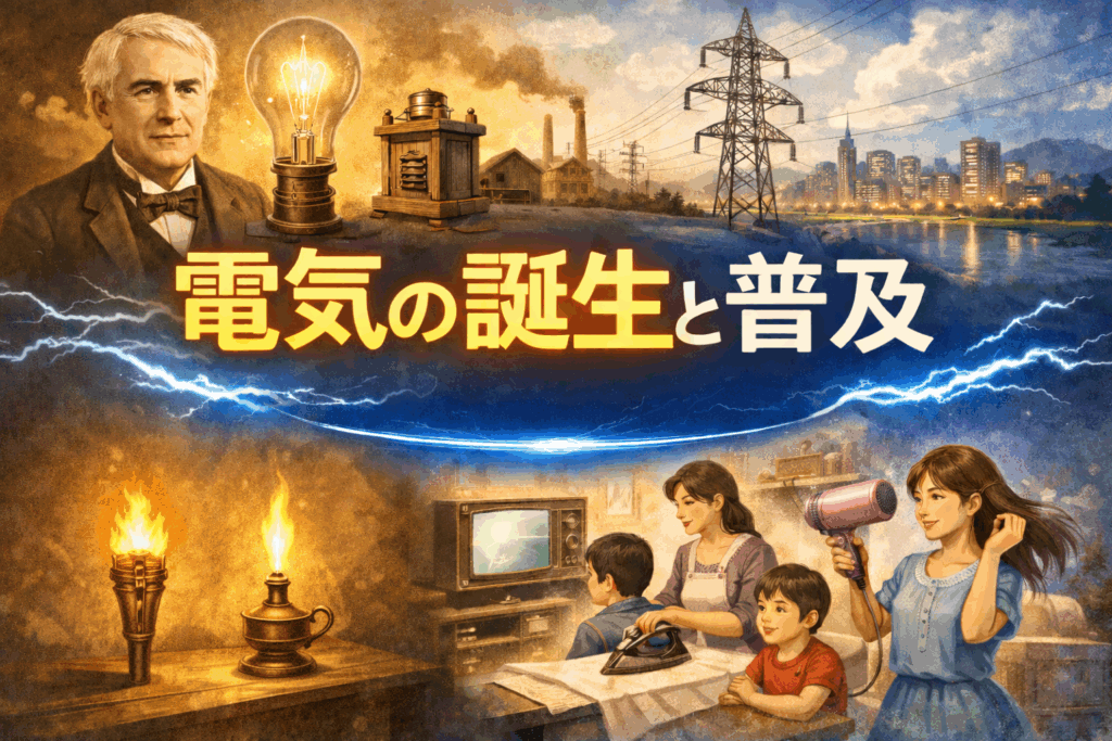 電気の誕生と普及～くらしと電気の関係～