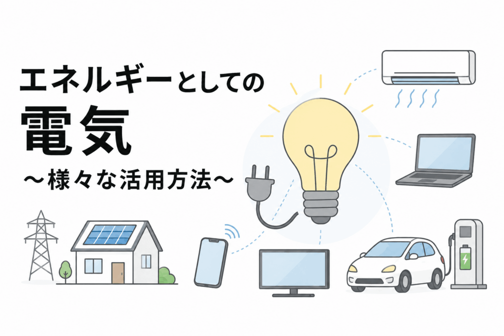 エネルギーとしての電気～様々な活用方法～